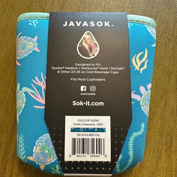 JavaSok Reusable Insulated Cold Beverage Sleeve. - Picture 3 of 4
